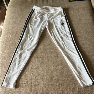 Adidas White Jogger Track Pants